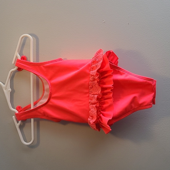 Baby Girl Swimsuit Set of 3 One Piece Ruffle Cat & Jack Children Place Circo - Picture 3 of 14